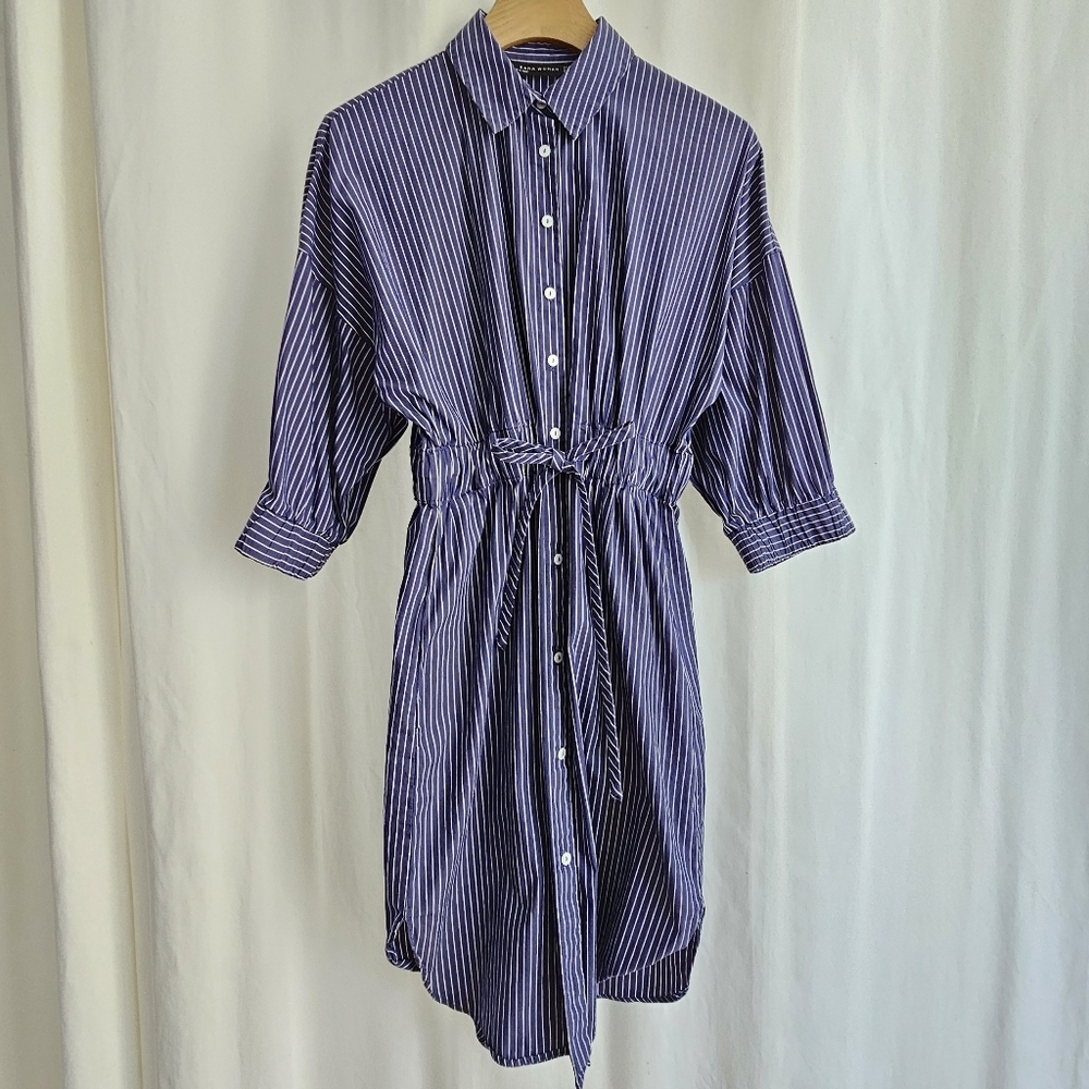 🇪🇦 Zara - Striped Shirt Dress - Picture 5 of 12
